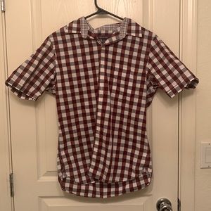 Van Heusen plaid button down